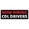 Signmission Now Hiring CDL Drivers Banner Concession Stand Food Truck Single Sided B-72-30112 - alternate 1